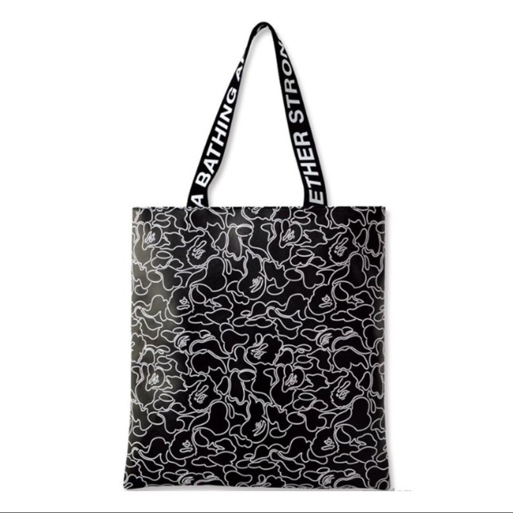 A Bathing Ape Camo Tote Bag